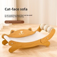 Poste Rascador para Gatos de Madera Resistente y Antideslizante, Cama para Mascotas, Más Vendido