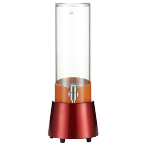 <b>Drink</b> Dispenser 3L Stainless Steel Freestanding Commercial Grade Round Simple Style - Product Image 1