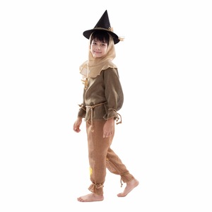 Costume d'épouvantail pour enfants, pour Halloween, carnaval, spectacle sur scène, utilisation en maternelle, taille moyenne - Product Image 4