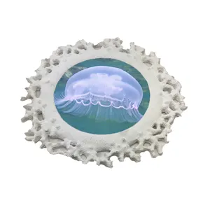 Искусственная белая Коралловая фоторамка из смолы для украшения дома