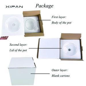 Vente <span class=keywords><strong>en</strong></span> gros de casseroles <span class=keywords><strong>en</strong></span> verre transparent à haute teneur <span class=keywords><strong>en</strong></span> borosilicate Offre Spéciale avec couvercle à deux poignées - Product Image 4