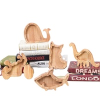 Boîte de rangement pour animaux en bois sculptée à la main de haute qualité tirelire pour enfants et adultes tirelire tirelire pour enfants