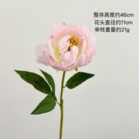 Bunga Buatan, Lukisan Minyak Bunga Peony, Ranunculus, Dekorasi Awal Perlengkapan Furnitur Lembut Seni Bunga Pernikahan