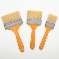 Outils de construction mur 2 "3" 4 "brosse à peinture vernis de nettoyage brosse métallique en nylon avec manche en plastique