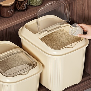 Secchio di riso per uso alimentare a prova di insetto domestico a prova di umidità contenitore di conservazione a prova di umidità per prodotti secchi - Product Image 2