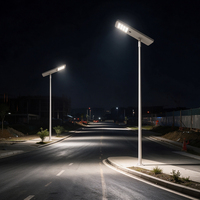 Lampadaire Solaire Intelligent 120W avec Caméra CCTV Extérieure Étanche IP65 et Détection Humaine PIR pour Parking et Route