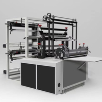Machine automatique de fabrication de sacs à fruits contrôlée par PLC avec découpe à froid et scellage à chaud pour les sacs de courses en plastique