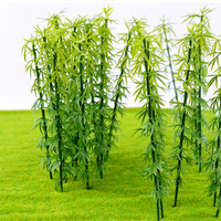 Balance HO N TT Z en plastique, taille artificielle, °, modèle d'architecture Miniature, en bambou, paysage d'arbre