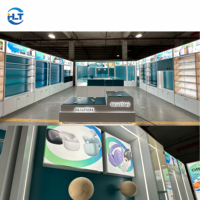 Aménagements de magasin sur mesure pour accessoires de téléphonie mobile |   Affichage LED Écologique et Étanche pour Toute la Surface des Centres Commerciaux