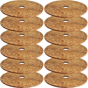 C123 Tapis de protection d'arbre en fibre de coco naturelle 100%, couverture de plantes de jardin et tapis de protection d'arbre en paillis à base de fibres de noix de coco - Product Image 5