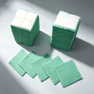 Tamponi di garza per la pulizia del viso e la rimozione del trucco, struttura estensibile monouso, dischetti di cotone quadrati per cosmetici, <span class=keywords><strong>prezzo</strong></span> di fabbrica cinese - Product Image 1
