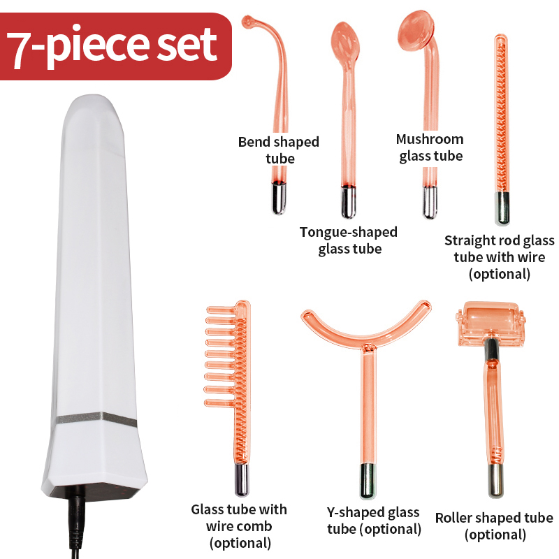 White (Red Light-7 glass tubes)