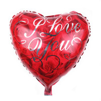 Ballons « Je t'aime » pour décorations romantiques, soirée spéciale, ballons en feuille rouge en forme de cœur, décorations de demande en mariage, ballons pour la Saint-Valentin