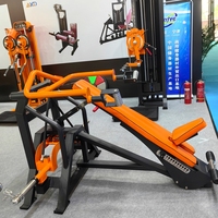 Machine de musculation inclinée à charge de plaques avec cadre en acier robuste pour la musculation