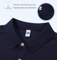 Polo de bureau pour homme OEM ODM avec tissu antibactérien 5A rafraîchissant et doux pour la peau, polos unisexes à manches longues