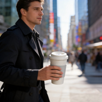 Mug de voyage en paille de blé 350/420/600 ml, couvercle anti-fuite, compatible avec le porte-gobelet de voiture, passe au lave-vaisselle, sans BPA, mug de voyage réutilisable, logo personnalisé