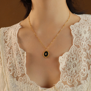 Collane in acciaio inossidabile placcato oro 18K, - Product Image 4