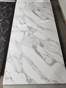 Panneaux muraux en marbre, bambou et charbon de <span class=keywords><strong>bois</strong></span>, <span class=keywords><strong>feuille</strong></span> UV en marbre, design moderne pour décoration intérieure - Product Image 4