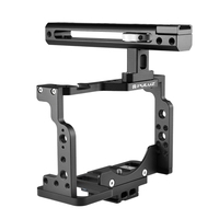 Cage de caméra vidéo en aluminium PULUZ, très vendue, avec poignée, cadre stabilisateur de protection noir pour Nikon Z6 Z7