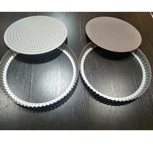 พิมพ์เค้กสปริงฟอร์มทรงกลม 2 ชิ้น ทำจากเหล็กกล้าคาร์บอน สำหรับทำชีสเค้ก ชิฟฟอน พาสตรี ใช้กับเตาอบได้ - Product Image 2