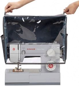 Free Sample HEXIN Brand HXJ0440 Heavy Duty Polyester Multiple <b>Sewing</b> <b>Machine</b> <b>Bag</b> Visible Dust Cover - Product Image 5