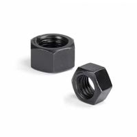Écrou hexagonal en acier allié de grade 8, oxyde noir, UNC, ASME B18.2.2, pour machines lourdes