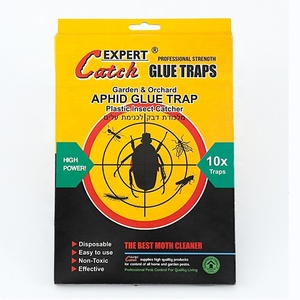 Pièges à insectes collants jaunes double face en plastique, vente en gros à prix abordable, pour serres maraîchères et lutte contre les fourmis - Product Image 1