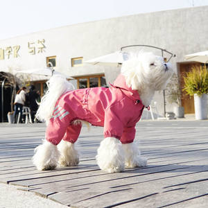 पालतू आपूर्तिकर्ताओं कुत्ते निविड़ अंधकार कपड़े पालतू यात्रा परिधान कोरियाई पालतू बिल्ली कपड़े कुत्ते चिंतनशील बारिश कोट - Product Image 4