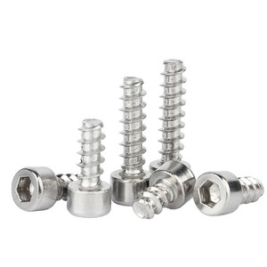 Vis autotaraudeuses nickelées M1.7 M2 M2.3 M2.5 M2.6 M3 M3.5 M4 M5 pour le plastique, système de mesure métrique - Product Image 1