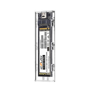 ICOOLAX di buona qualità M.<span class=keywords><strong>2</strong></span> NVMe SSD custodia 10Gbps USB3.0 tipo C <span class=keywords><strong>2</strong></span> in 1 cavo M2 NGFF PCIE custodia per disco rigido esterno - Product Image 2