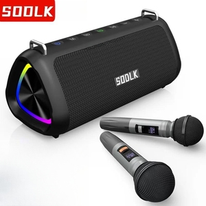 Altavoz Bosse Home con Micrófono Remoto, Altavoces Portátiles BT Sodlk T18 de 80W, Altavoz Inalámbrico con Sonido Envolvente para Exteriores - Product Image 2