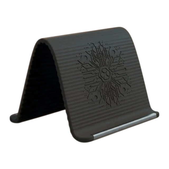 Custom Logo Foldable Silicone Phone Holder Portable Tablet Stand Heat-Dissipating Multi-Angle Anti-Slip Desktop Promotional Gift