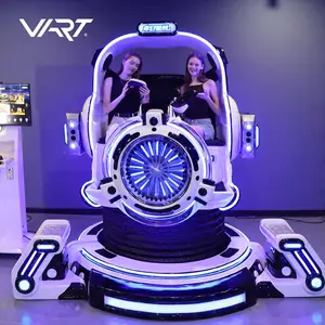 Mesin video game 360 derajat VR, simulator roller coaster penerbangan 9d untuk mall