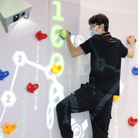 Paredes de Escalada para Interiores, Juego de Escalada Interactivo para Niños con Proyección para Parques Infantiles Interiores Multiedad