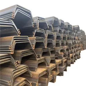 10.5mm Thickness Steel Sheet Pile Type 2 SY295 Hot Rolled Sheet Piles