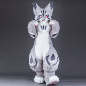 Disfraz de Cosplay Personalizado de Cuerpo Entero con Pelaje y Accesorios para la Cabeza - Product Image 3