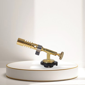 Mini Pistola de Llama de Gas Butano, Recubierta de Cobre, con Interruptor Único, 1800°C, Antorcha de Soldadura de Cabeza Recta - Product Image 1