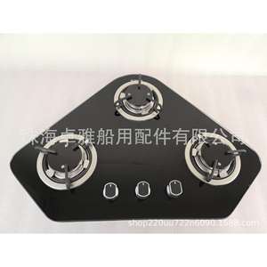 Grillbot GR-B005 610*460*70mm Cuisinière à gaz en verre trempé et acier inoxydable pour camping-car Accessoire de camping - Product Image 2