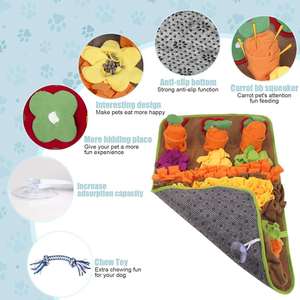 Tapis de distribution de nourriture lente pour chien, tapis de renifflement interactif pour animaux de compagnie, tapis d'entraînement pour chiots, fournitures d'alimentation pour chiens - Product Image 3