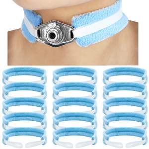 15 pcs tubo traqueostomia titular ajustável traqueostomia suprimentos tubo titular macio reutilizável traqueostomia cuidados Kits para homens - Product Image 1