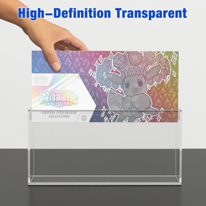 Protector de Tarjetas Acrílicas con Protección UV, Estuche Acrílico Prismático SPC, <span class=keywords><strong>Caja</strong></span> de Colección Super Premium Evolutions <span class=keywords><strong>Eevee</strong></span> - Product Image 4