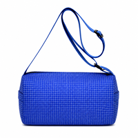 Sac bandoulière minimaliste décontracté beige à motif quadrillé avec sangle réglable pour la vente en gros
