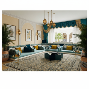 Sofá árabe moderno Majlis diseño tradicional marroquí Maghribi Majles Arabia muebles para sala de estar muebles para el hogar apartamento - Product Image 3
