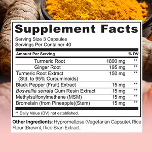 Capsules de Curcuma et de Racine de Gingembre OEM ODM pour Améliorer la Mobilité Articulaire et Renforcer le Système Immunitaire - Product Image 2