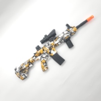 2024 caliente fuego continuo M416 pistola eléctrica de gel rifle de pistola realista de plástico