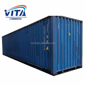 Used 20ft Dry Shipping <b>Container</b> Blue 2.697 CU.FT. Cargo Worthy SOC Ready for USA Canada Europe - Product Image 4