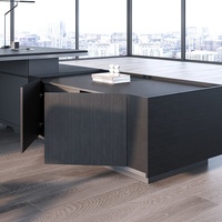 Mobilier de bureau de luxe européen moderne, bureau de direction, bureau de directeur de patron
