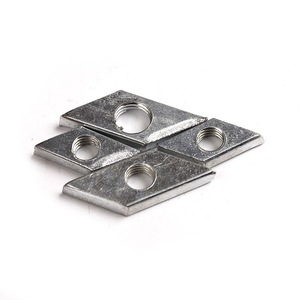 De Ying Diamond Nut M4 M5 M6 Carbon Steel National Standard Flat Head Metric Nuts For Aluminum Profile - Product Image 1
