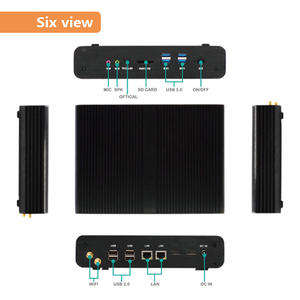 Sharerdp - Mini Ordenador Personalizado con Procesador Intel Core I3 de 10.ª Generación 10110U, 12 V, 5 A, Doble Núcleo, X86, Sin Ventilador, Industrial, Pfsense - Product Image 4