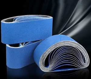 Removing Metal Rust 10x600 Mm Sand Belt Abrasive Sanding Paper Belt Zicornia Aluminum Oxide Sanding Belt